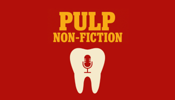 Pulp non-fiction podcast logo